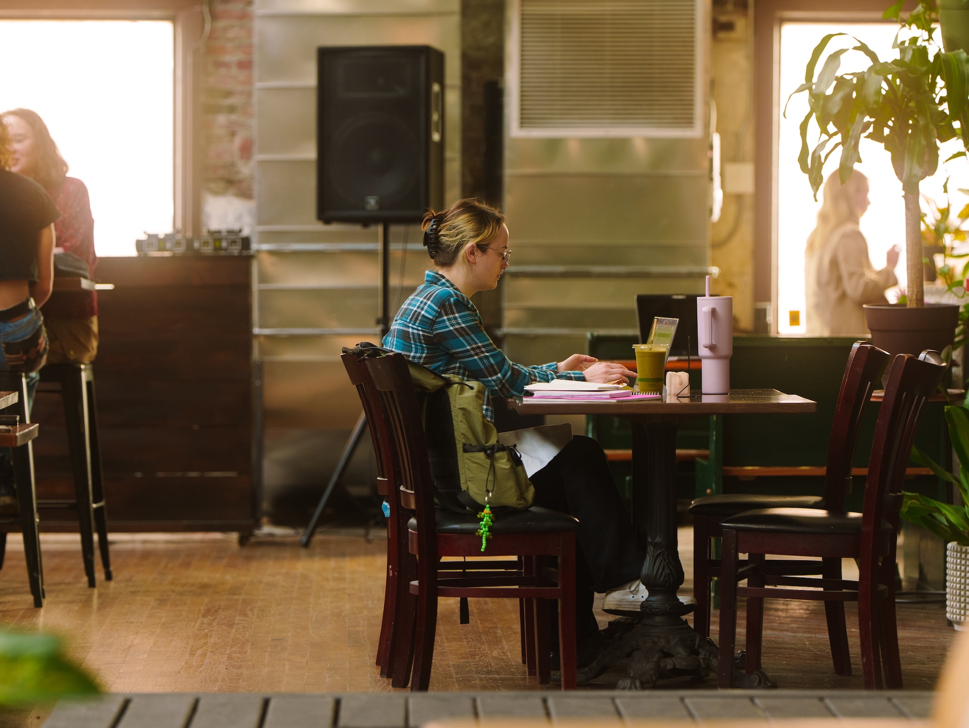 Interior detail at Earth Coffeehouse